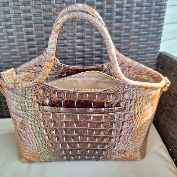 Brahmin Small Elaine - Truffle Python - Picture 3 of 5